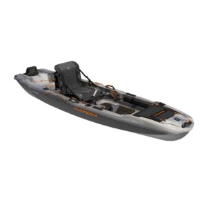 Pelican Catch Mode 110 Premium Angler Kayak – 10 ft 8 in Sit-On-Top with ERGOBOOST™ Seat & Tunnel Hull (Granite)