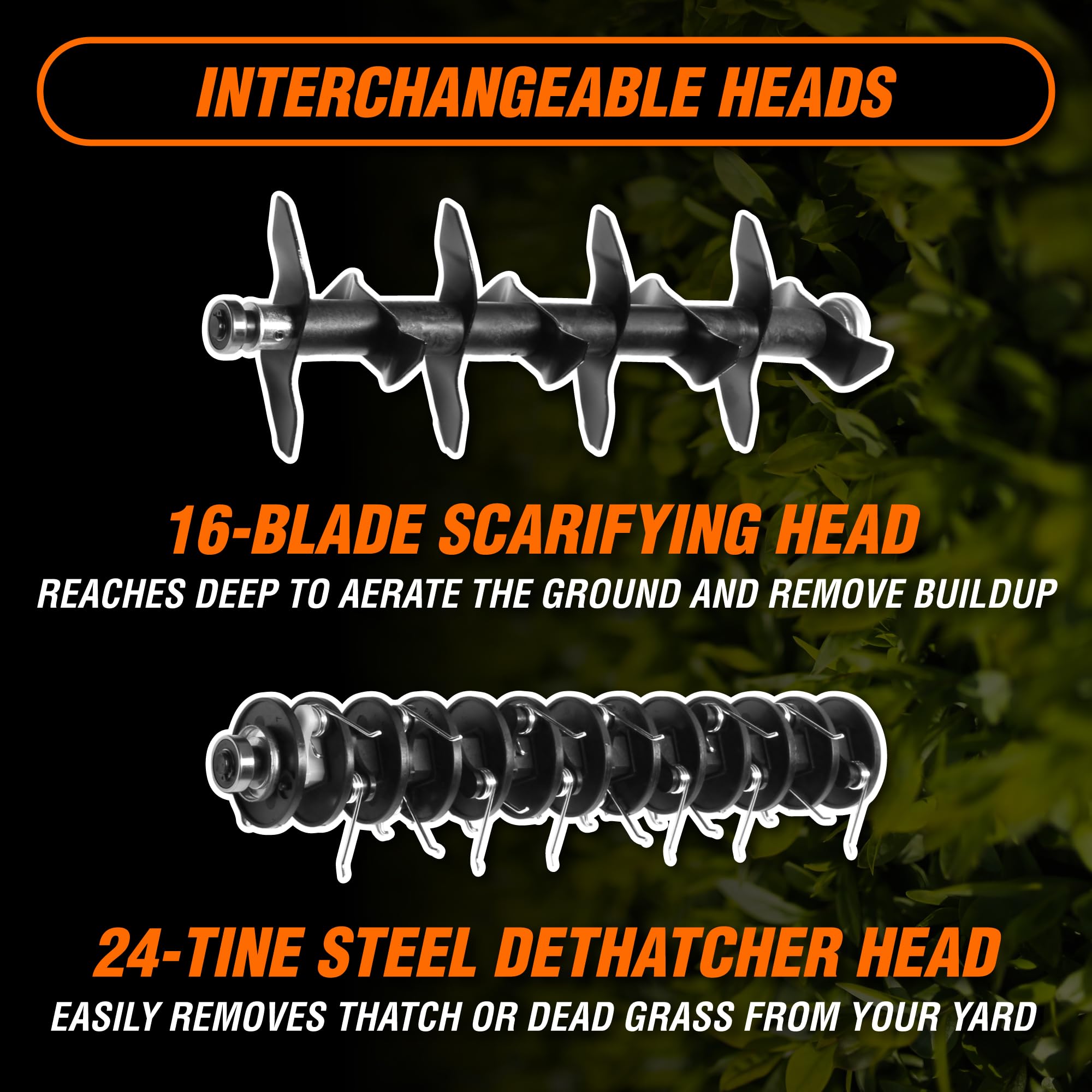 WEN 15″ (38 cm) 13-Amp Corded Dethatcher & Scarifier with 12-Gallon (45 L) Collection Bag – Model DT1315 - Image 33