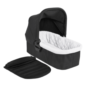 Baby Jogger City Mini 2/GT2 Single Carrycot – Jet | Quilted Interior, UV50 Canopy, Overnight Sleeping